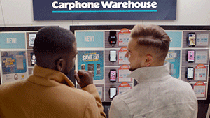 Carphone Warehouse New Phone Feeling Chris and Marcel Still 8