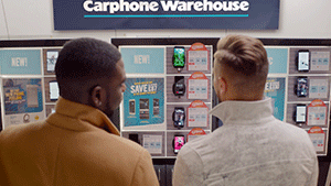 Carphone Warehouse New Phone Feeling Chris and Marcel Still 7