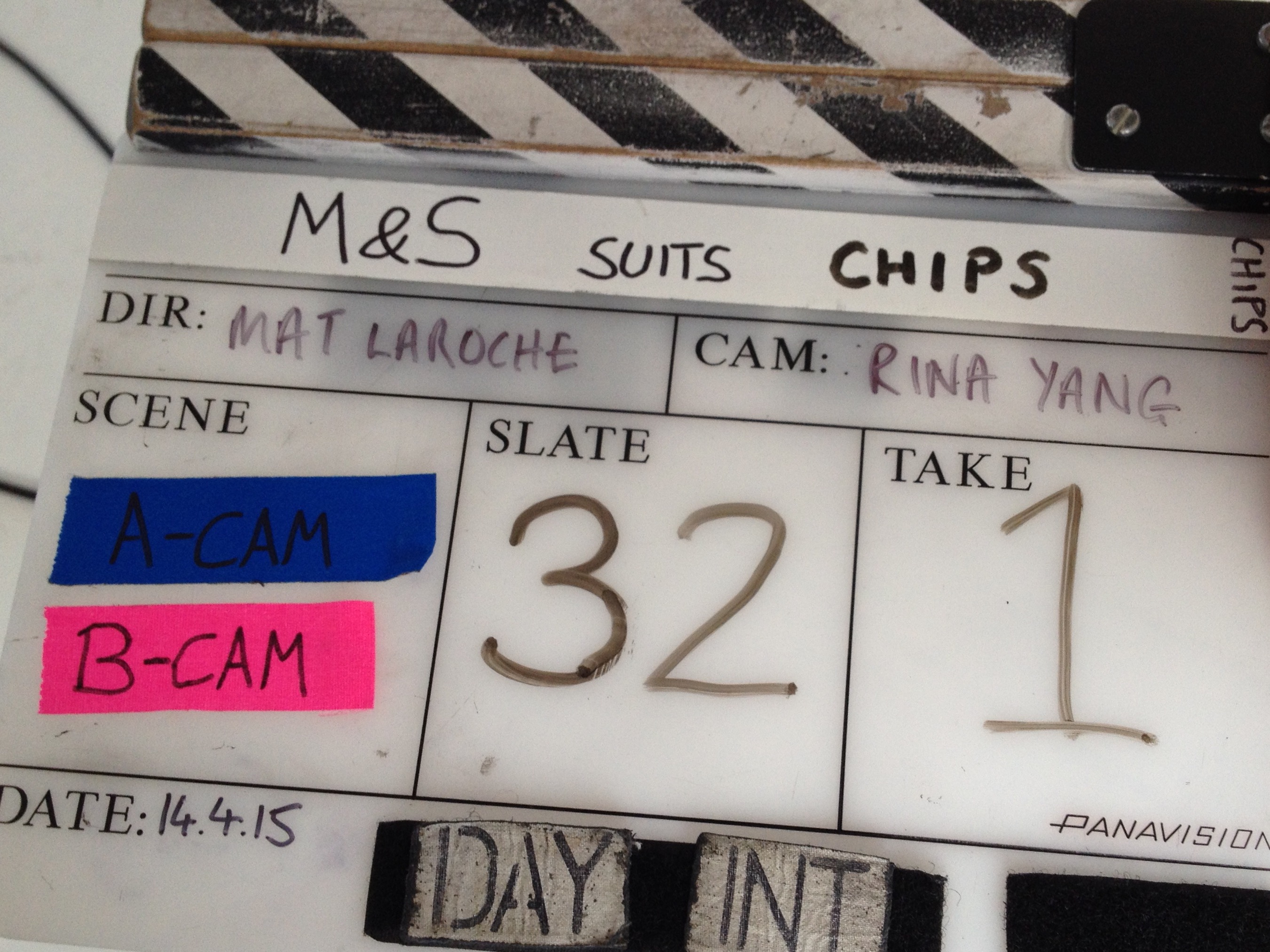 A slate from our latest M&S shoot.